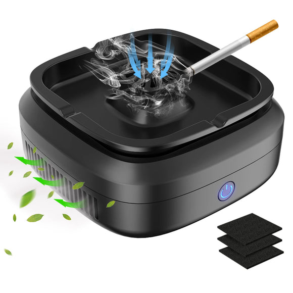 ashtray smokeless rechargable