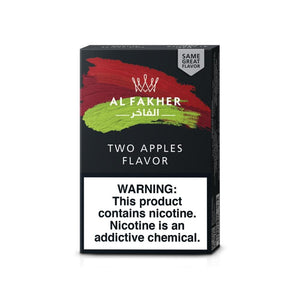 al fakher hookah tobacco - two apples 50g