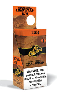 al capone leaf wrap cognac 12/1pk