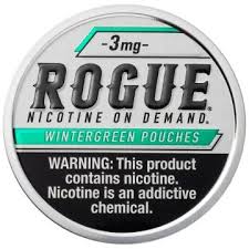 rogue nicotine pouch 5ct - wintergreen 6mg