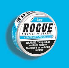 rogue nicotine pouch - peppermint 6mg