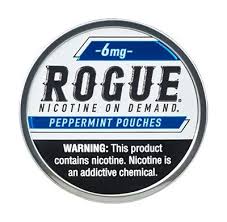 rogue nicotine pouch 5ct - peppermint 6mg