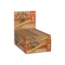 zig zag unbleached king cones 24ct