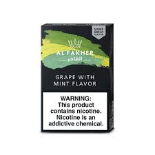 al fakher hookah tobacco - grape w/ mint 50g