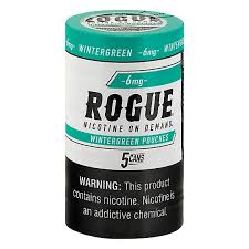 rogue nicotine pouch - wintergreen 6mg