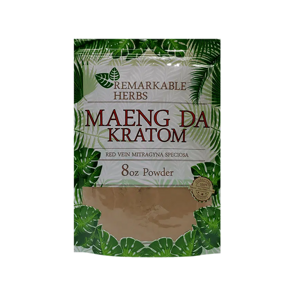 remarkable herbs powder red maeng da 8oz